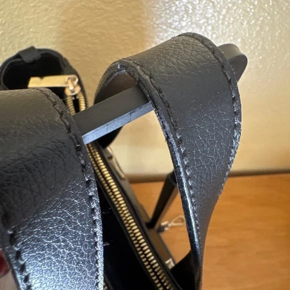 Ted Baker London black leather shoulder hand bag - Picture 12 of 12